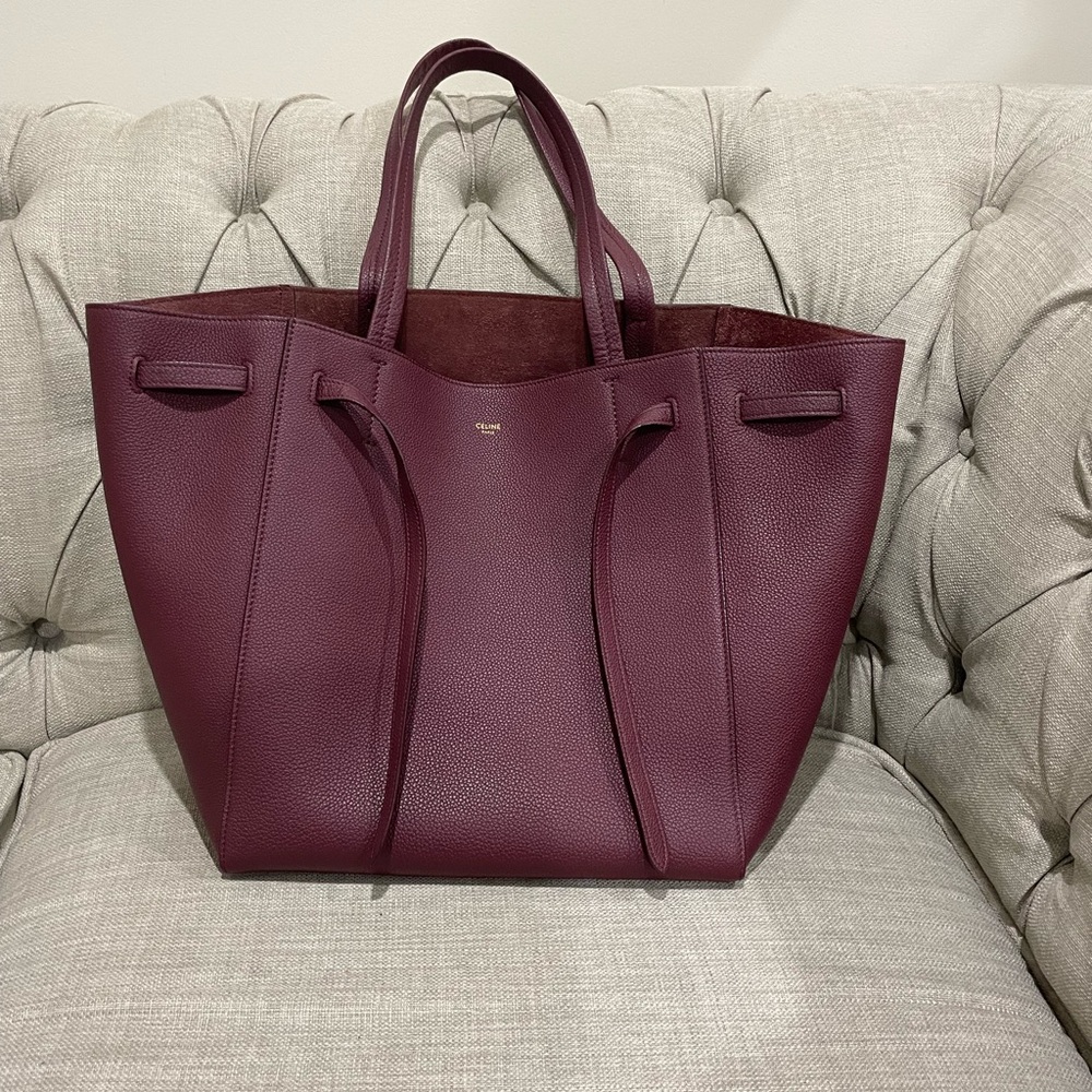 Celine Small Cabas Phantom Tote Soft Grained Calf… - image 2